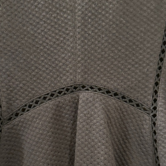 REBECCA TAYLOR BLACK FULL ZIP KNIT BLAZER, SIZE 2 - Picture 5 of 6